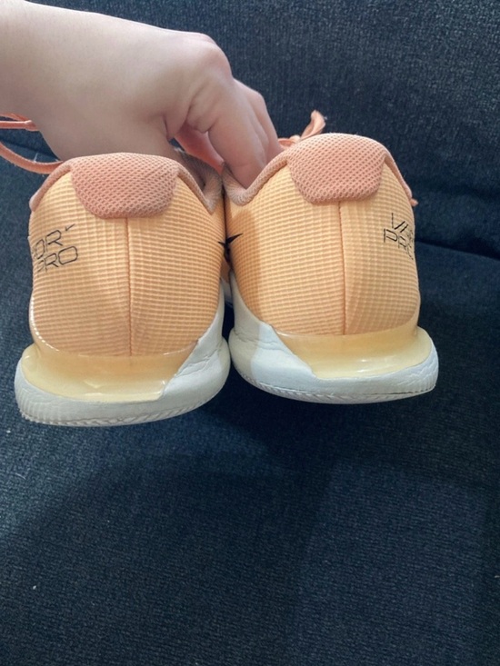 Nike Court Air Zoom Vapor Pro Tennis Shoes Men’s 9.5 Peach Cream CZ0220-800 - Picture 5 of 5